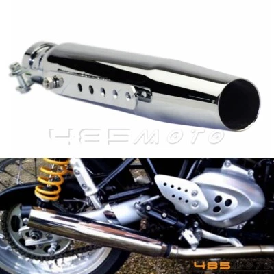 Motorcycle Shortly Tapered Exhaust Muffler Pipe 385mm For Suzuki LS650 Boulevard - Image 1 of 4