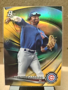 2022 Bowman Platinum Top Prospects Gold #TOP50 Reginald Preciado Chicago Cubs - Picture 1 of 2