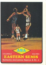 1973-74 Topps Basketball #204 ABA Eastern Semis Dan Issel PO