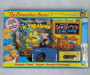 VTG 1996 The Berenstain Bears Family Time Super Sound Package Cassette Bundle - Picture 1 of 8