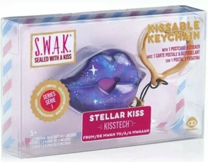 Purple SWAK Kissable Keychain - Stellar Kiss - Series 1 - - Picture 1 of 2