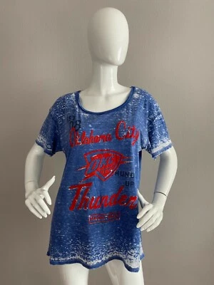 Camiseta de comida chatarra para mujer con logotipo gráfico NFL Oklahoma City Thunder talla M Foto 1 de 4