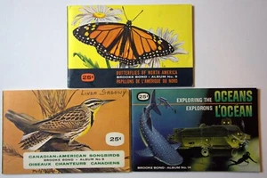 Lot of 3 Complete Sets of Tea Cards in Albums, 1965 - 1971, Brooke Bond Canada - Picture 1 of 10