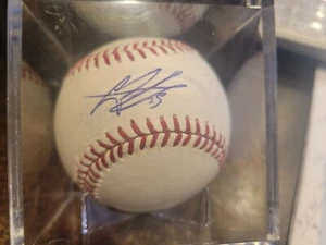 Ónix oficial de béisbol Rawlings autografiado por Gregory Polanco autenticado de la MLB - Imagen 1 de 4