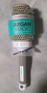 Argan Magic Round Brush #AM-119 Reduce Frizz &Add Shine Nano Technology Ceramic - Picture 1 of 9