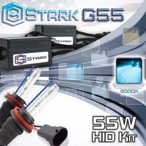 Kit de luz antiniebla delgada Stark 55W Micro HID - H8 6K 60000K blanco hielo - Imagen 1 de 3