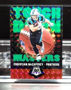 CHRISTIAN MCCAFFREY 2020 Mosaic TM18 TD Masters Verde NFL 49ers Panthers Calcio - Foto 1 di 2