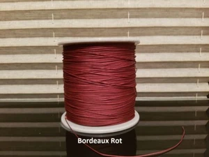 Plissees Spannschnur Schnur für Plissee Rollo Jalousien 1,0 mm Rot Dunkel 30 m - Bild 1 von 1