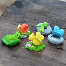 Mini Stone With Animal Miniatures Figurine Bonsai Garden Lawn Ornament Decor DIY