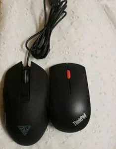 Lot 2 Mouse. GAMDIAS Optical Gaming Mouse. and, Thinkpad Mouse Tested Working - Picture 1 of 15