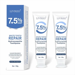 2Pcs 7.5% Hydroxyapatite Toothpaste for Enamel Protection and Tooth Strengthenin - Picture 1 of 12