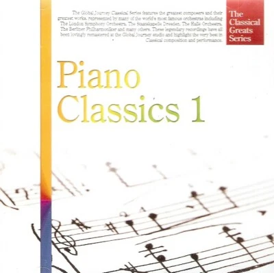 Various - Piano Classics 1 (CD 2013) Global Journey; **NEW/SEALED** - Image 1 of 2