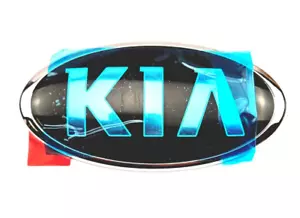 Original KIA 86320-1W250 Logo Emblem Badge Self-Adhesive 130 X 65Mm - Picture 1 of 3