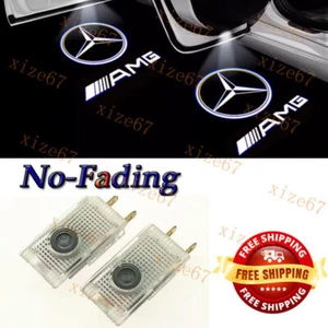 2pcs No Fading LED Door Courtesy Projector Light For E-Class W210 1995-2003 AMG - Picture 1 of 9