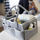 Baby Diaper Wipes Bag Caddy Infant Nappy Organizer Basket Nursery Storage Dur-hf