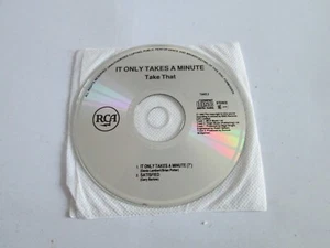 Take That ‎– It Only Takes A Minute [UK CD Single Promo TAKE 2] NEAR MINT - Picture 1 of 1