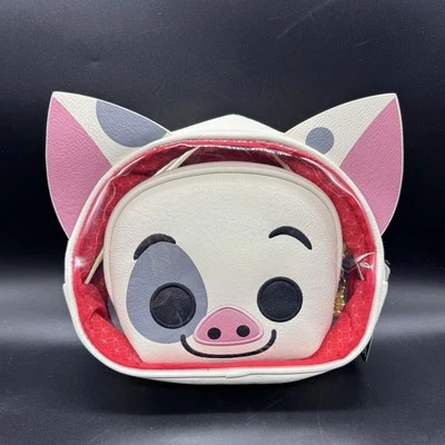 Loungefly Disney Moana PUA Cerdo Figura Bolsa de Cosméticos Conjunto de 2 Piezas Maquillaje Artículos de Aseo Foto 1 de 4