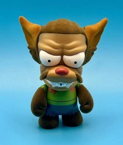 SIMPSONS x Kidrobot WEREWOLF NED FLOCKED ! Treehouse of Horror series 2 MINT NEW - Picture 1 of 7