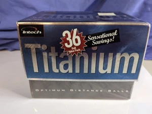 Intech Titanium Optimum Distance Golf Balls 36 Pack-24 Balls Only - Picture 1 of 4