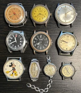 MEN & WOMEN WRIST WATCHES - NOT RUNNING SOLD AS IS - 10 WATCHES - Picture 1 of 2