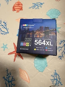 Printer Cartridge 564 XL Black Cyan Yellow Magenta - Picture 1 of 11