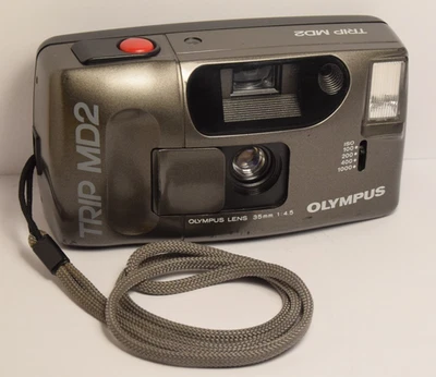 Olympus Trip MD2 35mm Compact Point & Shoot Camera - Tested & Working - Image 1 of 4