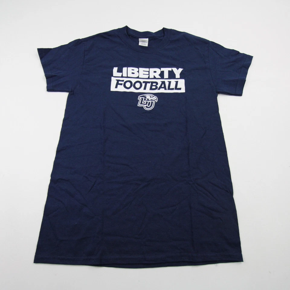 Camisa de manga corta Liberty Flames Gildan para hombre azul marino usada Foto 1 de 1