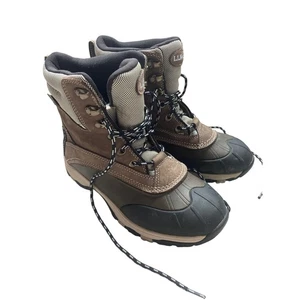 L.L. Bean snow boots women's size 8 brown insulated - Picture 1 of 6