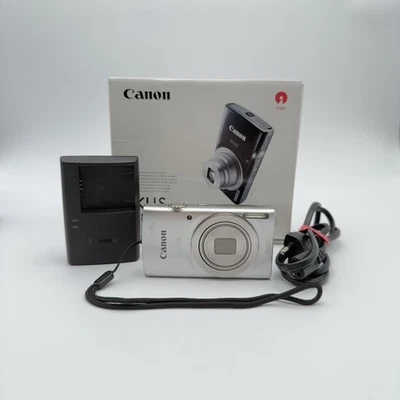 Canon IXUS 185 Silber - Kompakte Digitalkamera - 20 MP - Getestet LESEN - Bild 1 von 4