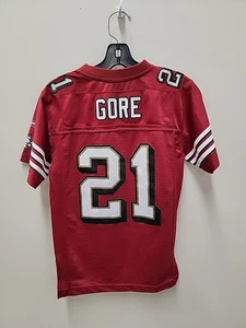 Vintage San Francisco 49ers Frank Gore #21 Trikot Jugend M 10-12 Länge +2  - Bild 1 von 17