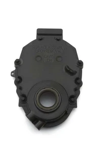 CHEVROLET PERFORMANCE SBC Front Timing Cover - Black Plastic - Imagen 1 de 1