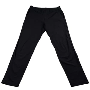 Lululemon ABC Pants Mens 32 Black Classic Slim Fit Stretch Golf Casual LM5A0AS - Picture 1 of 12