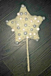 Playa Costera Granja Glamour Árbol de Navidad Estrella Topper Elige Hecho a Mano - Imagen 1 de 11