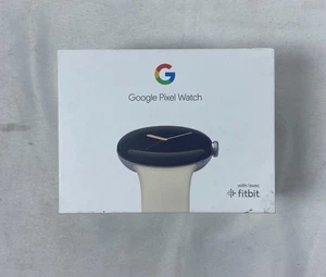 Google Pixel Watch (Wi-Fi) 41mm Silver Stainless Steel w/Chalk Active Band - Photo 1 sur 15
