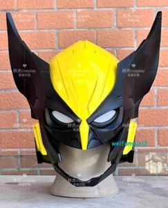 Marvel Wolverine Logan Helmet FRP Full Mask Adult Halloween Cosplay Prop Helmet - Picture 1 of 8