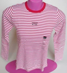 ESPRIT GIRLS LONG SLEEVE TOP, STRIPED T-SHIRT, GIRLS LARGE, L, JUNIORS AGE 14/15 - Picture 1 of 3