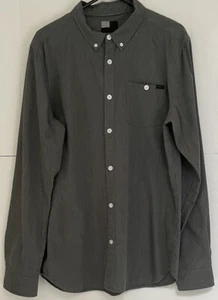 ONIELL uomo maniche lunghe righe con bottoni nero taglia large - Foto 1 di 6