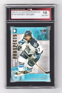 04/05 ITG Heroes & Prospects Pittsburgh Penguins Sidney Crosby card #104 KSA 10 - Bild 1 von 2