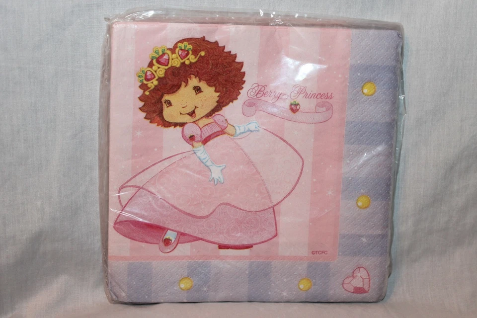 NUEVAS SERVILLETAS DE ALMUERZO PRINCESA FRESA SUMINISTROS DE FIESTA Foto 1 de 1