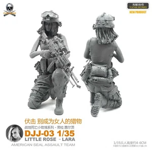 1/35 resin figures model Seal female soldier unassembled unpainted - Picture 1 of 4