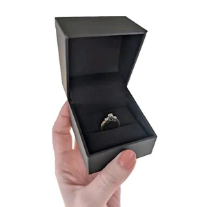 14k Yellow Gold Genuine Diamond Engagement Ring From Kay Jewelers - Picture 1 of 12
