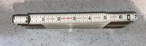 Antique Vintage Sears Craftsman 3936 Folding Carpenters Ruler w/ Brass Ends 72" - Picture 1 of 6