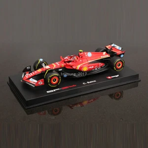 1:43 Ferrari SF-24 2024 Formel 1 #55 Carlos Sainz Druckguss Automodell Sammlung - Bild 1 von 6