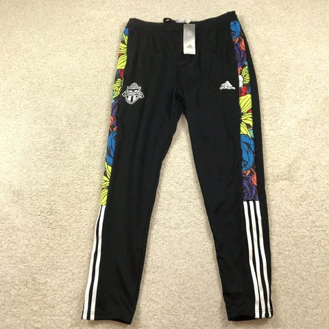 Adidas Toronto FC Mens Large Tiro Pants Floral Black New Cover