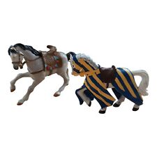 Papo Medieval Horses Figures Joan of Arc- LOT OF 2