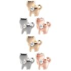  6 Pcs Nail Studs for Watch Band Charm Strap Nails Miss Delicate