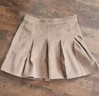 Hollister Skirt Womens Medium Brown Corduroy Cotton Pleated Ultra High Rise 