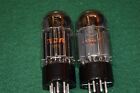 6AS7GA RCA Small Bottle Audio Receiver Power Vacuum Tubes Tested Pair