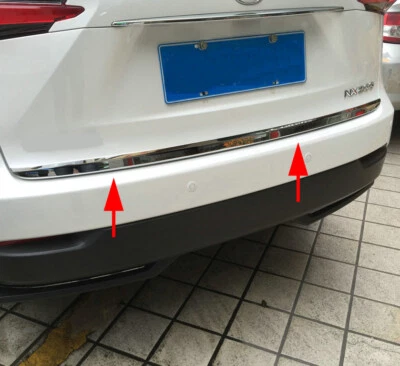 Steel Rear Tail Trunk Lid Cover Strips For Lexus NX200t NX300h 2015-2019 Parts - image 1 of 4
