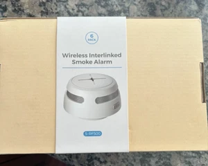 Aegislink Wireless Interlinked Smoke Alarm S-RF500 6 Pack New - Picture 1 of 4